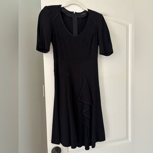 Vintage Nanette Lepore Charcoal Pinstriped Dress